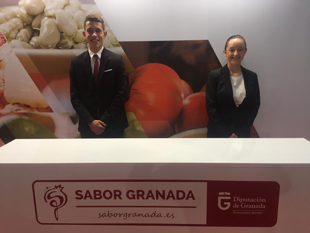 Novum en stand de la Diputación en «Granada Gourmet 2019»
